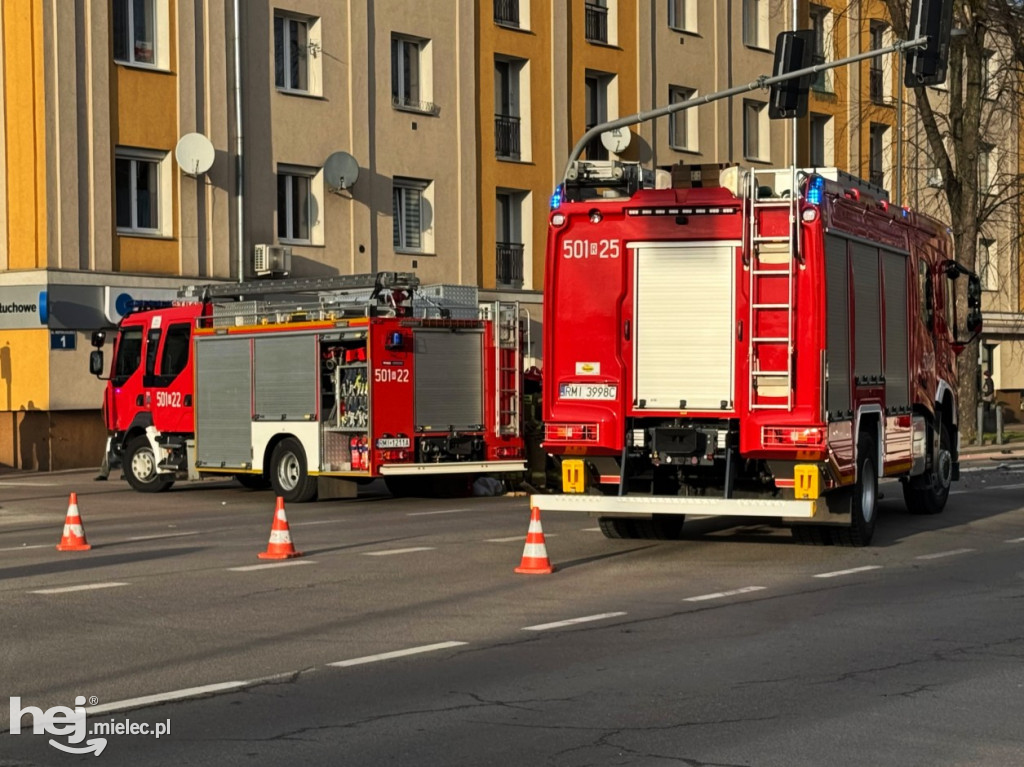 Wypadek w centrum. Al. Niepodległości zablokowana