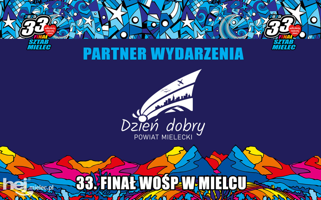 33. Finał WOŚP w Mielcu zebrał ponad 250 tysięcy! Poznaj partnerów akcji