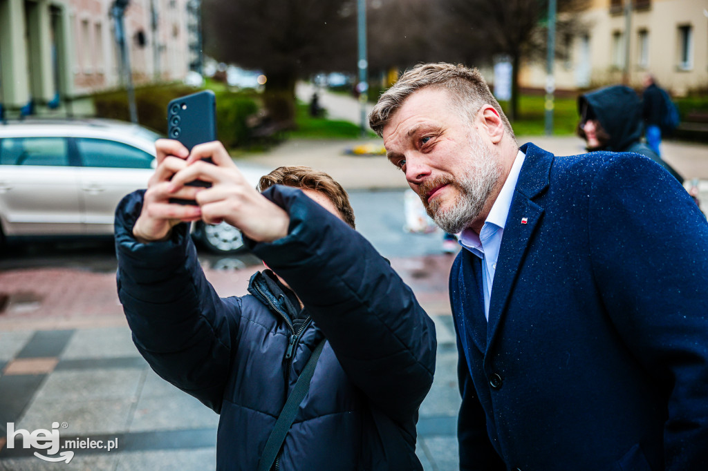 Adrian Zandberg w Mielcu