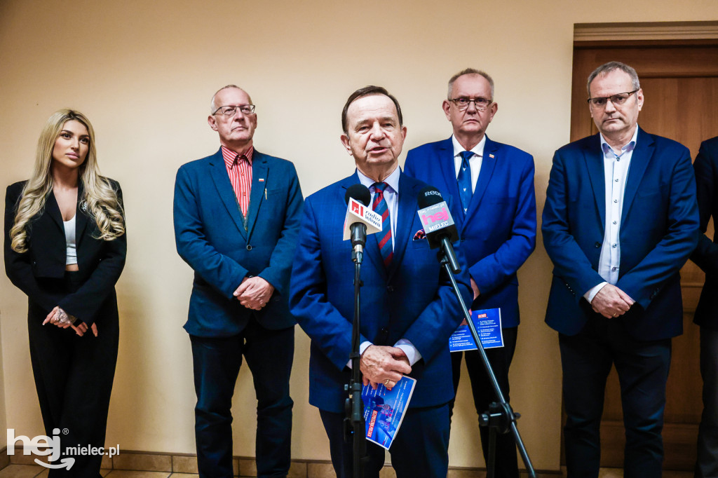 Wyborcza konferencja PiS Mielec