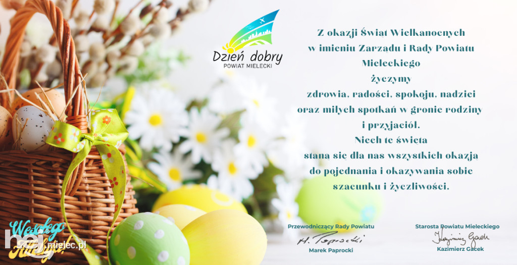 Wielkanocne życzenia dla mielczan! Sprawdź od kogo!