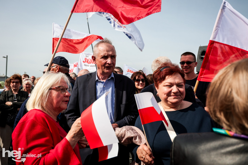 Karol Nawrocki w Mielcu