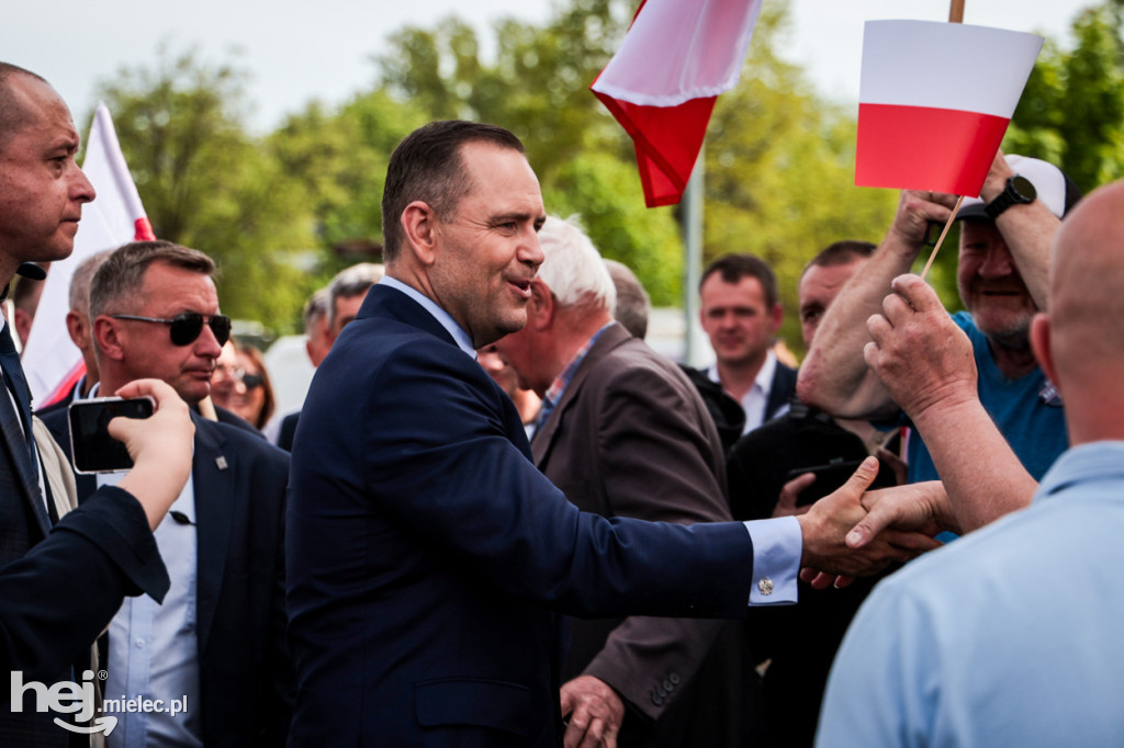 Karol Nawrocki w Mielcu