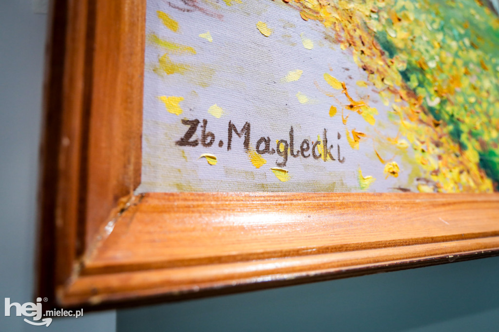 Obrazy Zbigniewa Magleckiego w Bibliotece