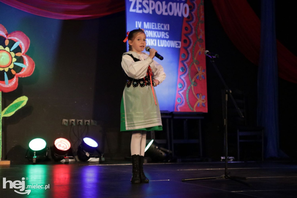 Konkurs „Na ludowo - zespołowo im. J. Mejzy”