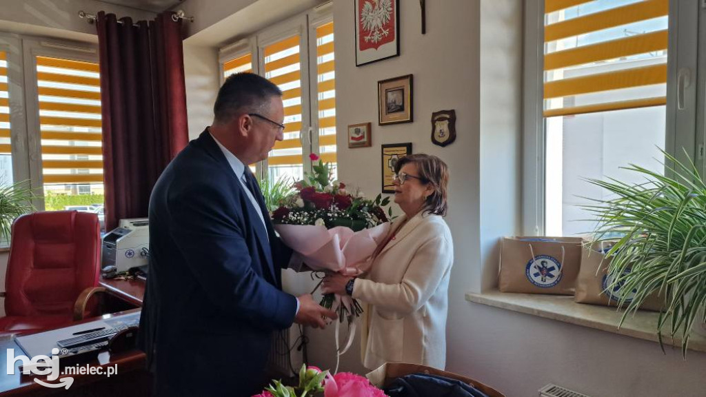 Minister Zdrowia odwiedziła szpital i pogotowie