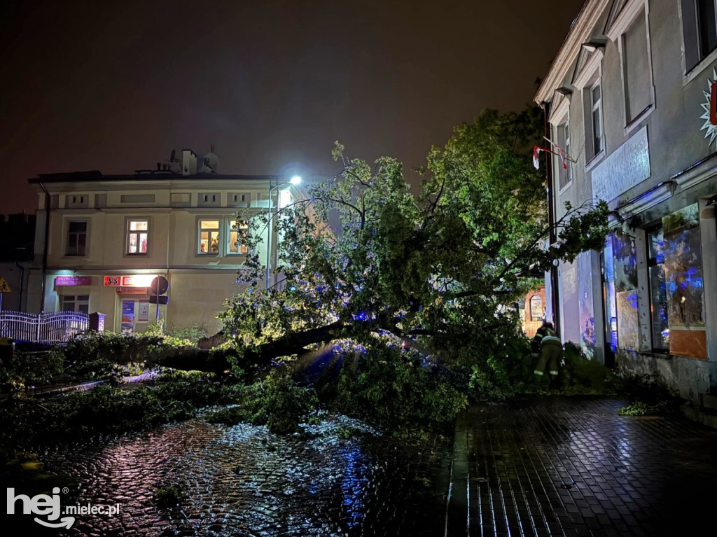 Potężna nawałnica nad Mielcem - 23 czerwca 2025