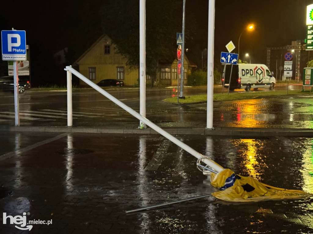 Potężna nawałnica nad Mielcem - 23 czerwca 2025