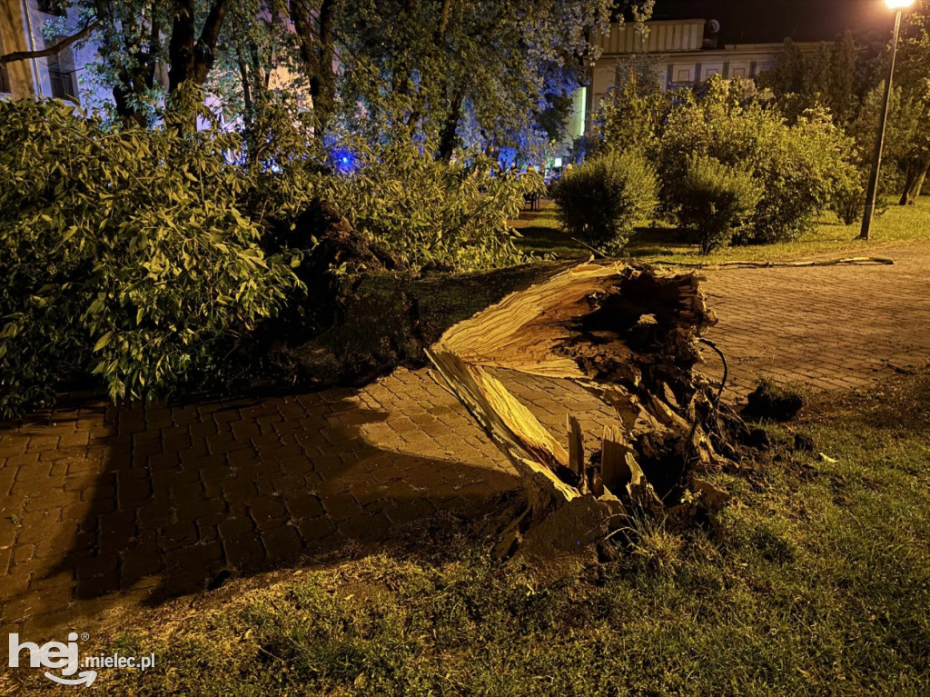 Potężna nawałnica nad Mielcem - 23 czerwca 2025