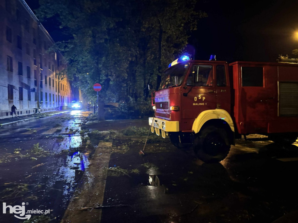 Potężna nawałnica nad Mielcem - 23 czerwca 2025