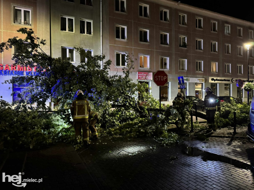 Potężna nawałnica nad Mielcem - 23 czerwca 2025