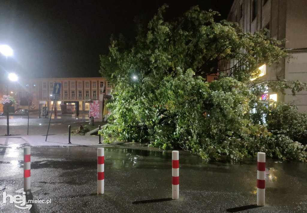 Potężna nawałnica nad Mielcem - 23 czerwca 2025