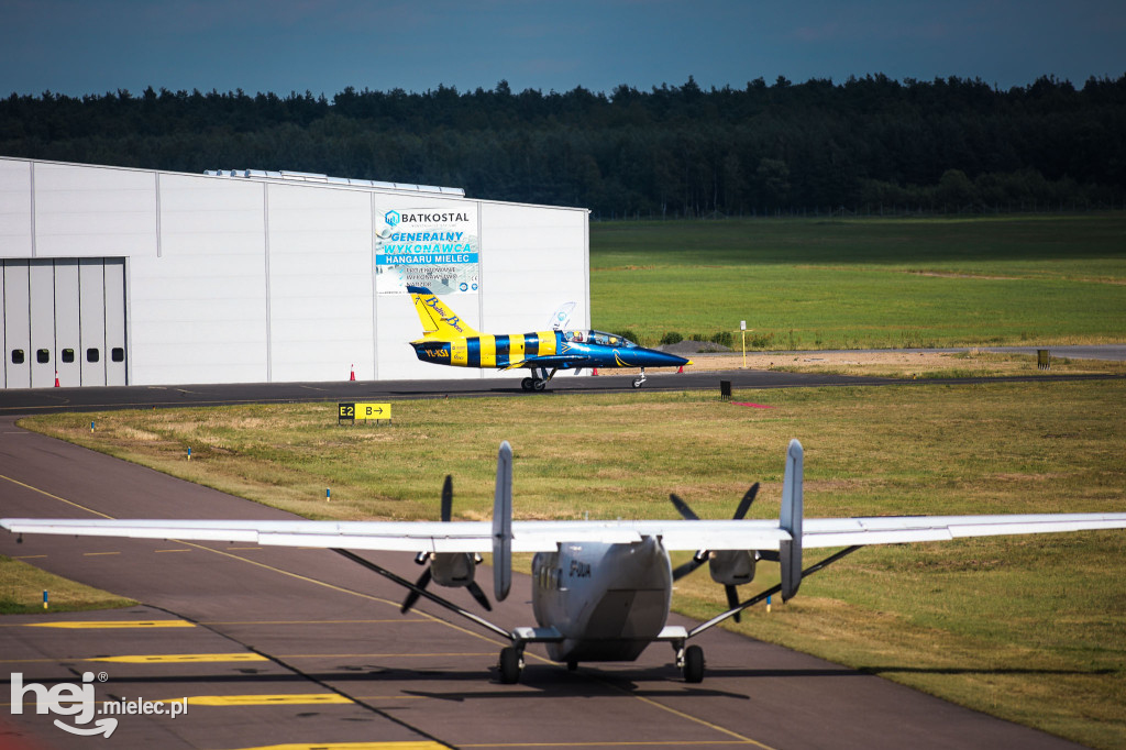 AIR SHOW MIELEC Z WIEŻY LOTNISKA