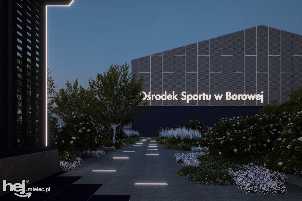 Budowa hali sportowej w Borowej