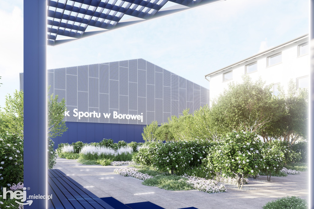 Budowa hali sportowej w Borowej