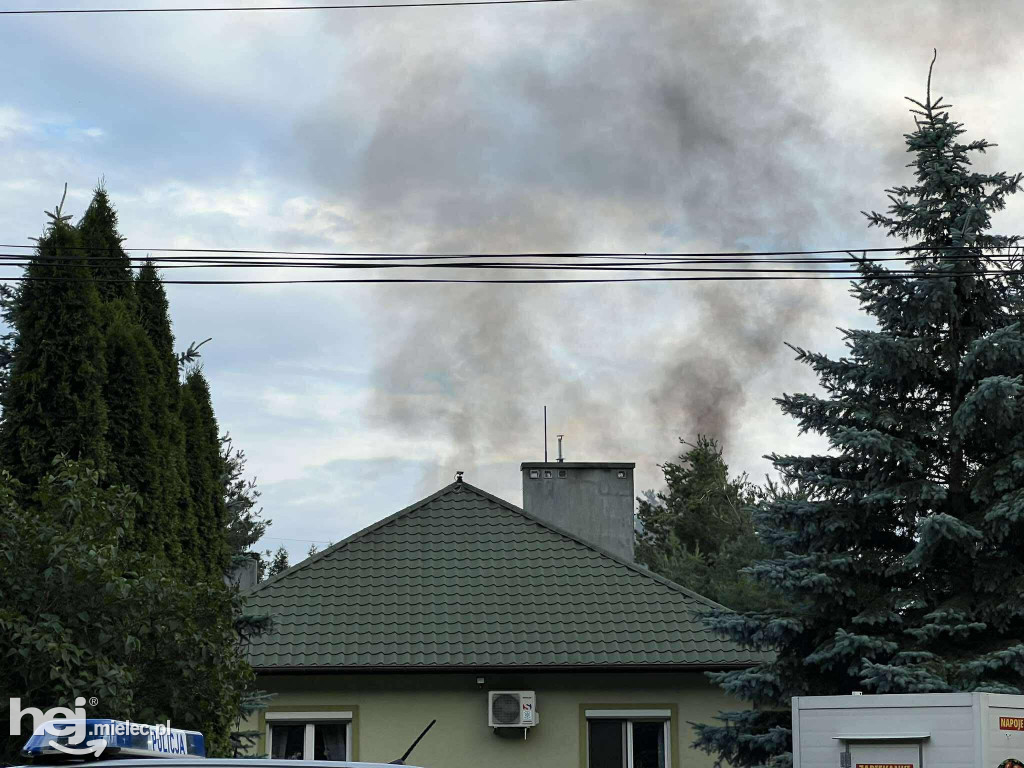 Pożar przy ulicy Królowej Jadwigi