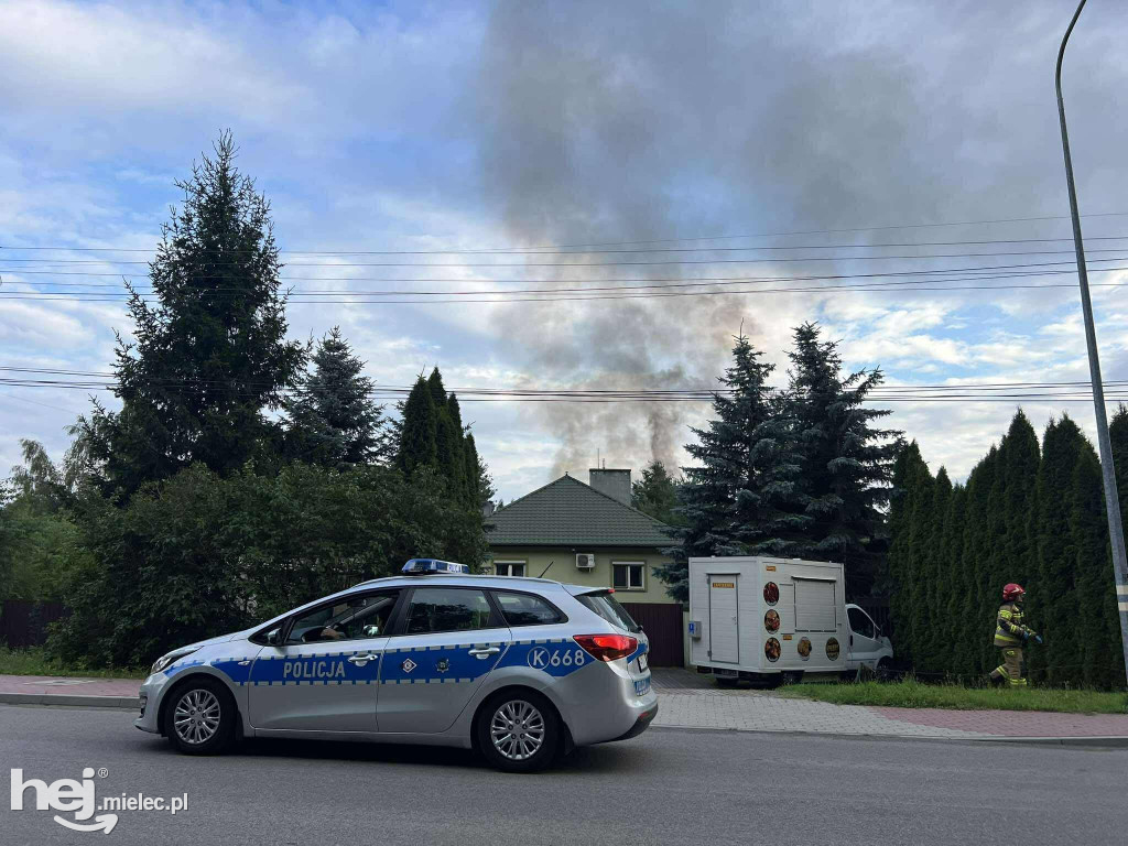 Pożar przy ulicy Królowej Jadwigi