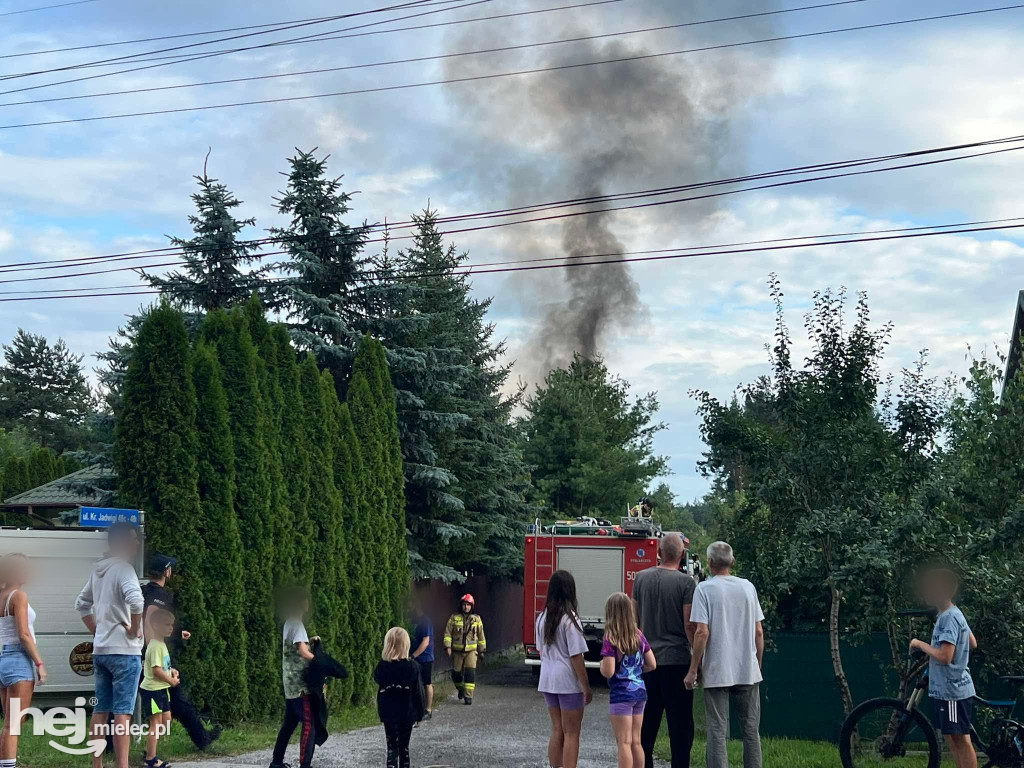 Pożar przy ulicy Królowej Jadwigi