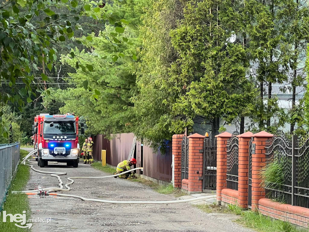 Pożar przy ulicy Królowej Jadwigi