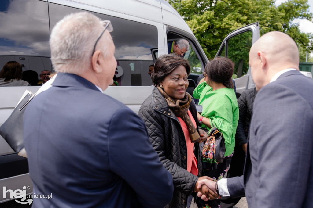 Delegacja z Konga w Mielcu i powiecie mieleckim
