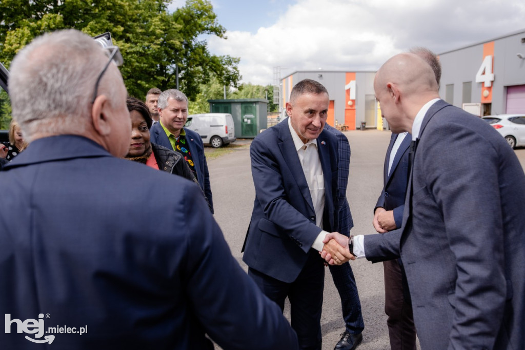 Delegacja z Konga w Mielcu i powiecie mieleckim
