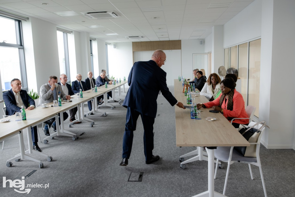 Delegacja z Konga w Mielcu i powiecie mieleckim