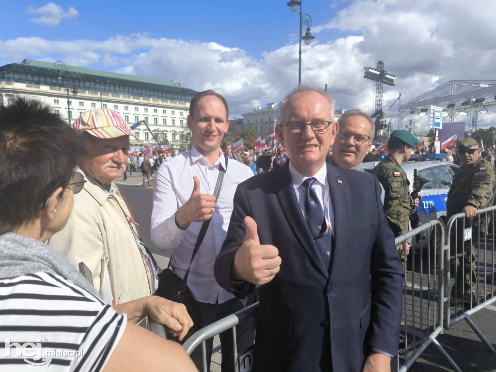 Mielczanie na zaprzysiężeniu Prezydenta Karola Nawrockiego
