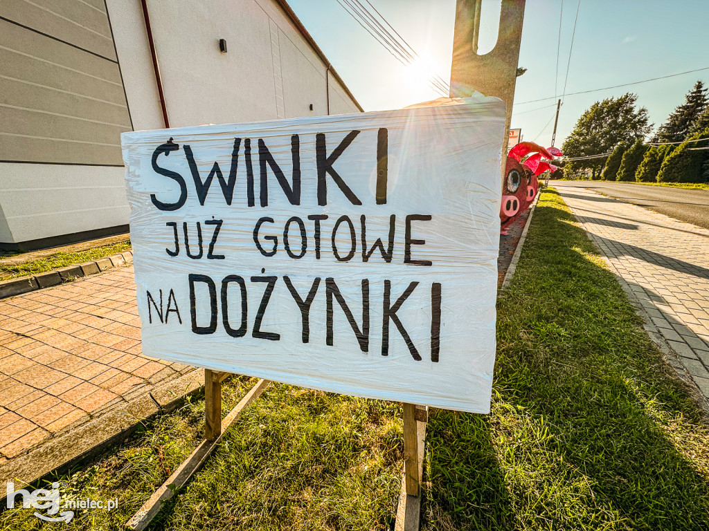 Dożynkowe dekoracje w gminie Wadowice Górne 2025