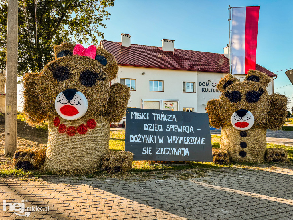 Dożynkowe dekoracje w gminie Wadowice Górne 2025
