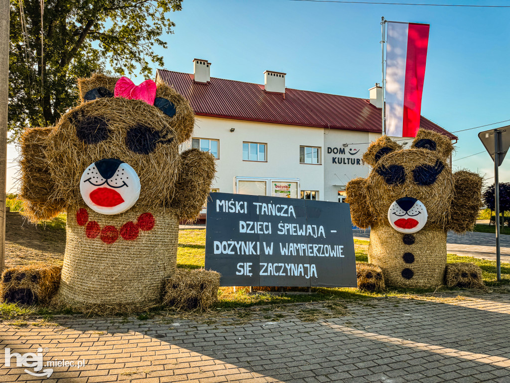 Dożynkowe dekoracje w gminie Wadowice Górne 2025