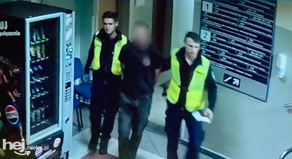 Artur C. w rękach mieleckiej Policji