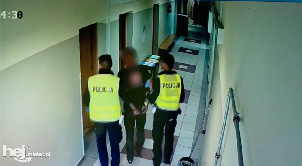 Artur C. w rękach mieleckiej Policji