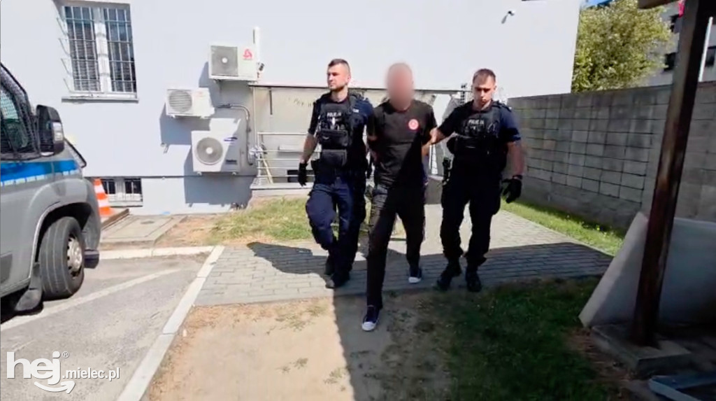 Artur C. w rękach mieleckiej Policji