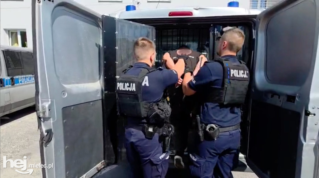 Artur C. w rękach mieleckiej Policji