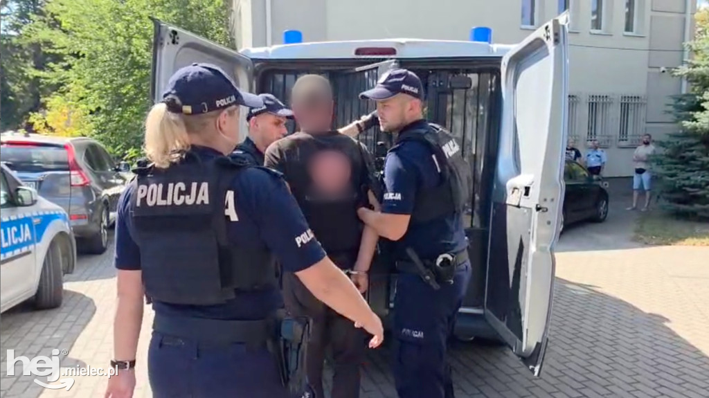 Artur C. w rękach mieleckiej Policji
