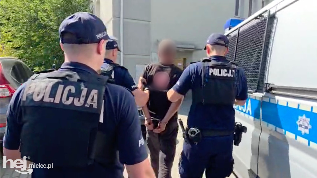 Artur C. w rękach mieleckiej Policji