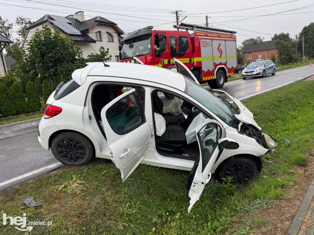 Wypadek w Trzcianie. Poszkodowane dzieci