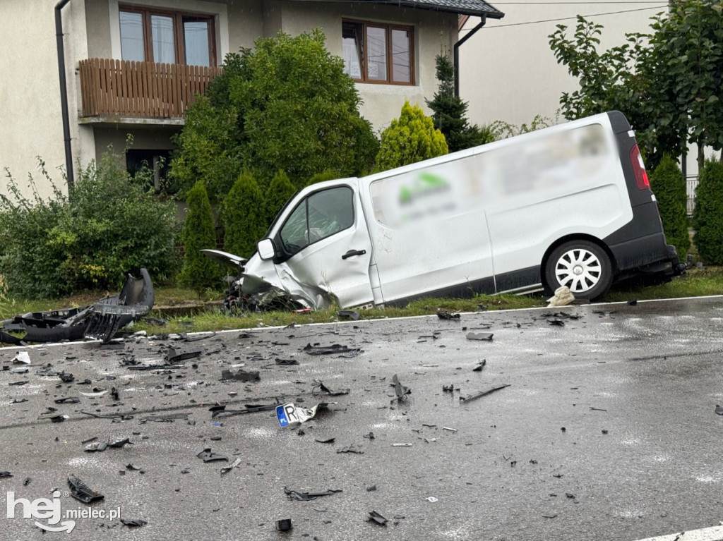 Wypadek w Trzcianie. Poszkodowane dzieci