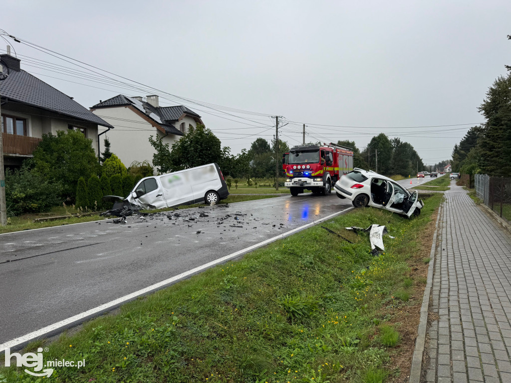 Wypadek w Trzcianie. Poszkodowane dzieci