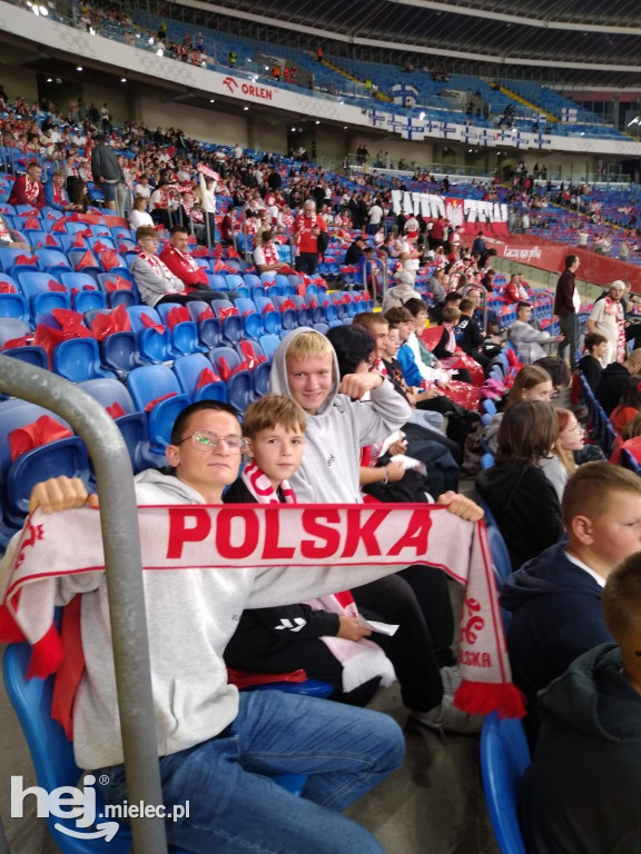 Mieleccy kibice na meczu Polska - Finlandia