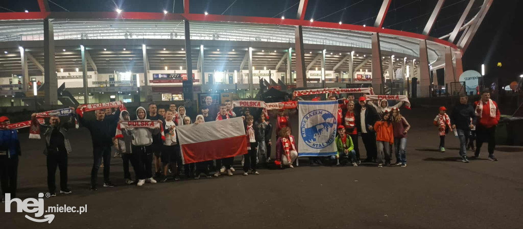Mieleccy kibice na meczu Polska - Finlandia