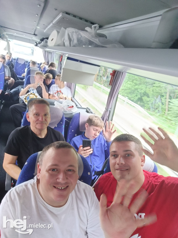 Mieleccy kibice na meczu Polska - Finlandia