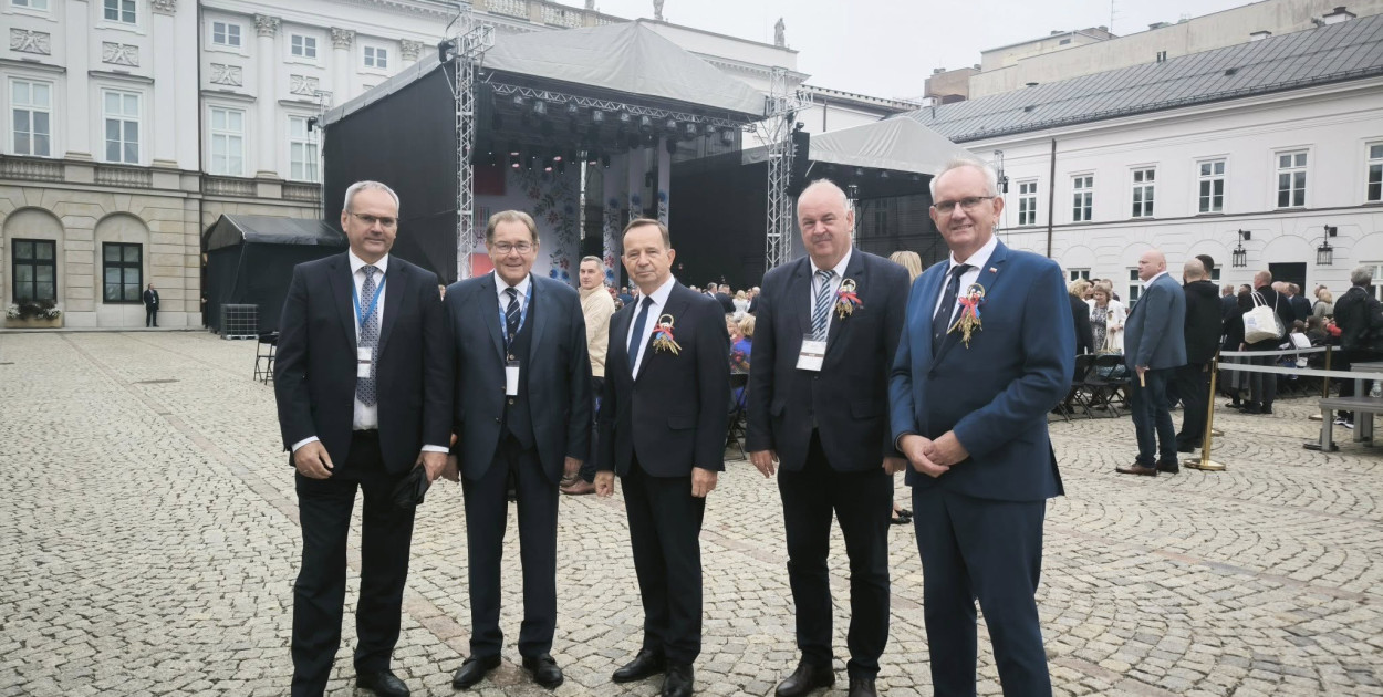 Fryderyk Kapinos na Dożynkach Prezydenckich w Warszawie