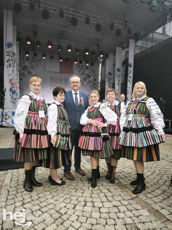 Fryderyk Kapinos na Dożynkach Prezydenckich w Warszawie
