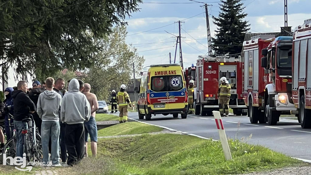 Akcja ratunkowa w Pławie! Wybuch gazu!