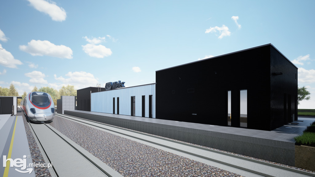 Dworzec PKP w Mielcu na wizualizacjach