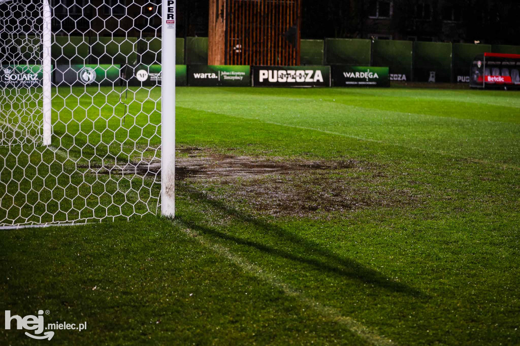 Odwołany mecz Puszcza Niepołomice - FKS Stal Mielec