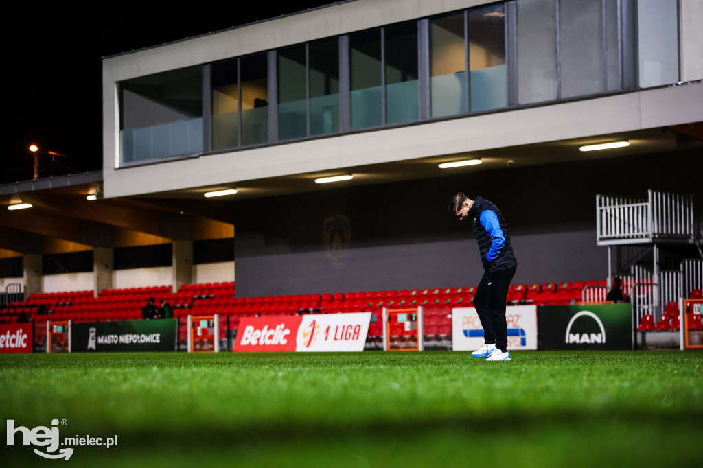 Odwołany mecz Puszcza Niepołomice - FKS Stal Mielec