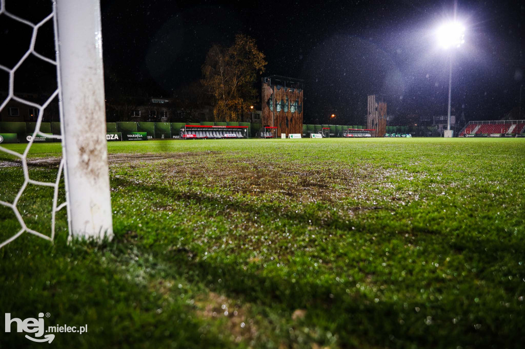 Odwołany mecz Puszcza Niepołomice - FKS Stal Mielec