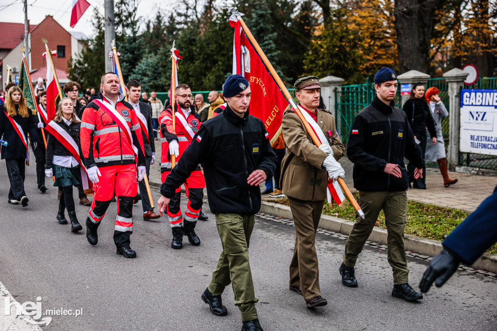 Święto Niepodległości - przemarsz ulicą Mickiewicza